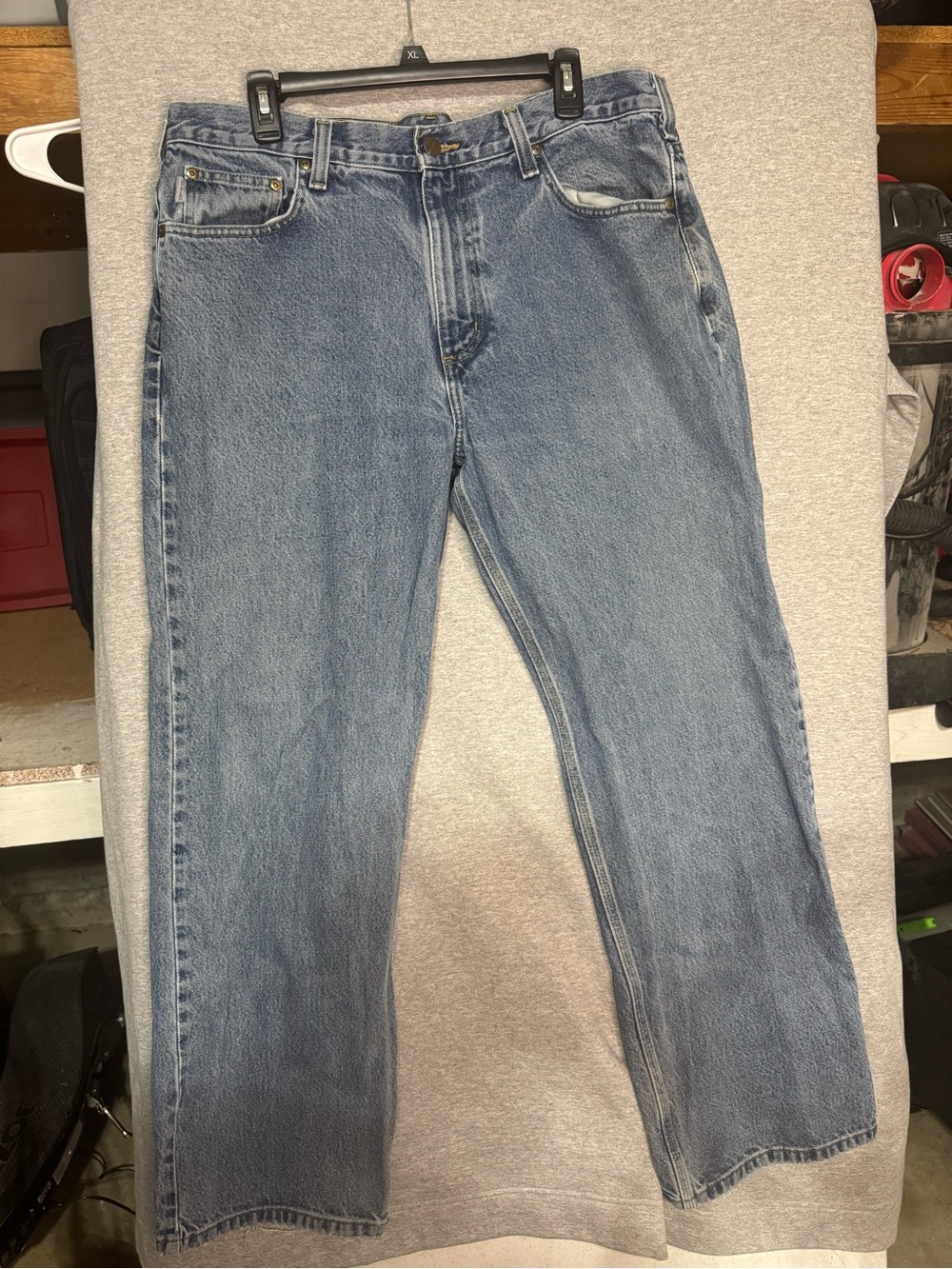CARHARTT Relaxed Fit Denim Jeans 38X32 Rugged Flex Straight Leg 14806 - Picture 2 of 6